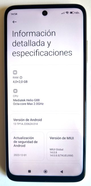 Xiaomi Redmi 10 2022 128GB Blanco