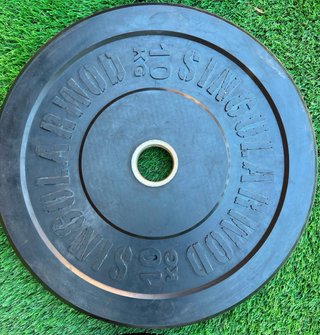 Lote discos Bumper Singular Wod 5, 10 y 15 Kg