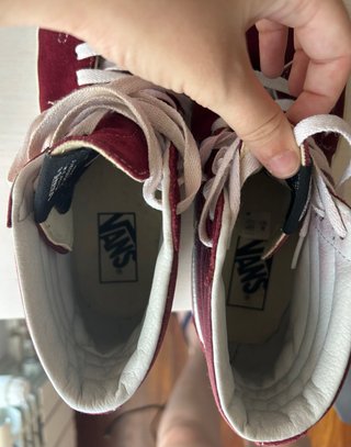 Zapatillas Vans Sk8-Hi Plataforma Granate