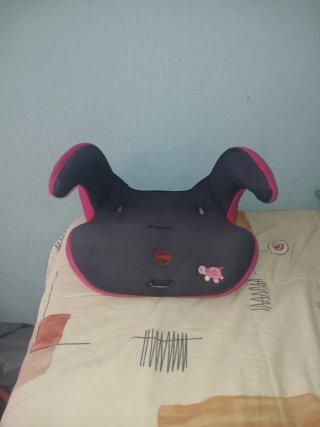 Silla de coche Babyauto rosa y negra