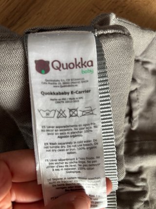 Mochila Portabebés Gris