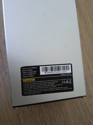Batería Litio-Ion GNS6 36V 144Wh