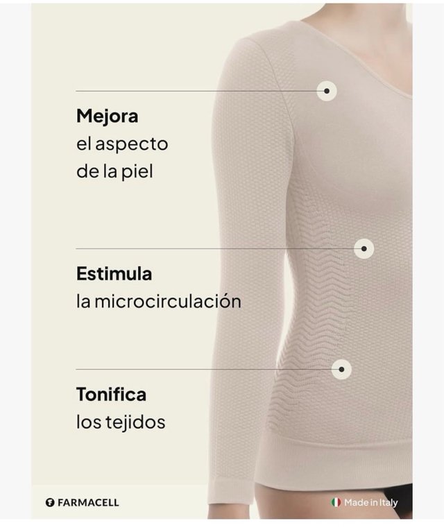 Farmacell Camiseta Larga Mujer Anticelulitis FIR