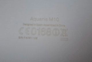 Tablet BQ Aquaris M10 Blanca