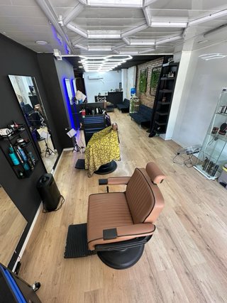 Barberia equipada y lista para trabajar