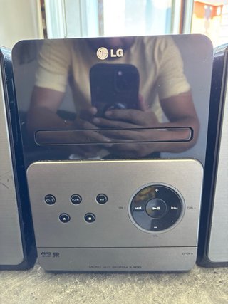Equipo de música LG plata/negro