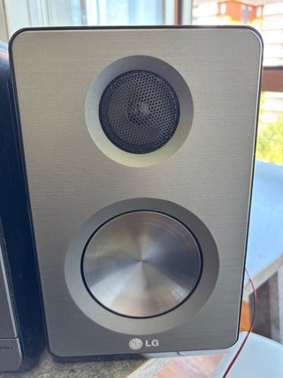 Equipo de música LG plata/negro