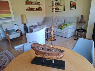 Maqueta de barco de colección.