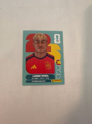 Cromo Lamine Yamal España 2026
