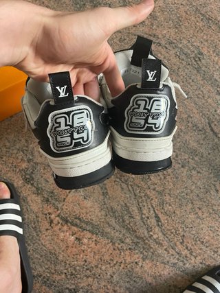 Scarpe Louis Vuitton Skate Nere Bianche