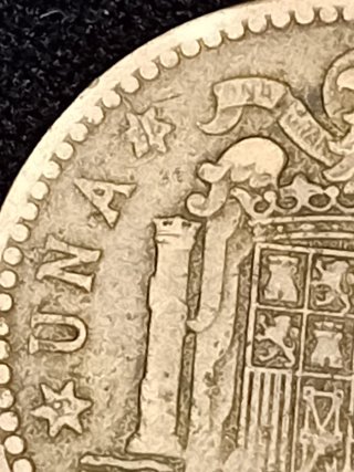 Moneda Antigua una peseta 1953