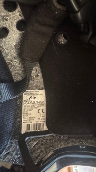 Casco Hípica Equitación Fouganza Negro