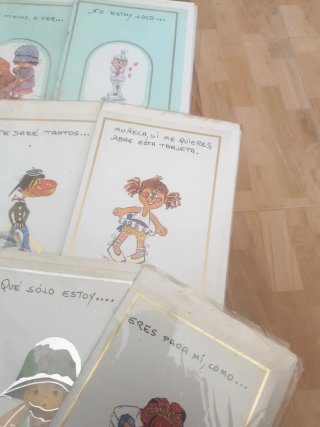 Lote Tarjetas Felicitación San Valentín Cumpleaños