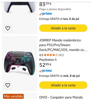 Mando DualSense PS5 Negro