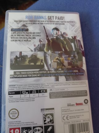 Payday 2 Nintendo Switch