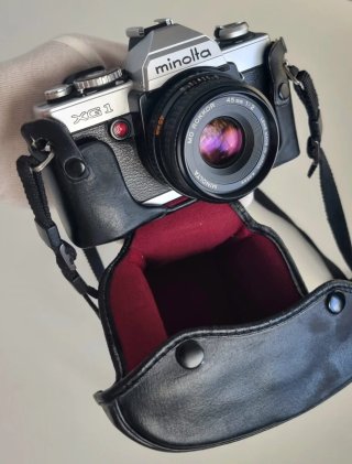 MINOLTA XG1 Cámara analógica + lente50mm IMPECABLE
