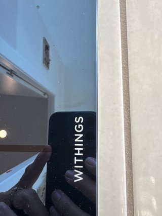 Balanza inteligente Withings Negra Casi Sin Uso