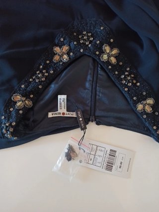 Vestido PUNTO ROMA T-44 Negro