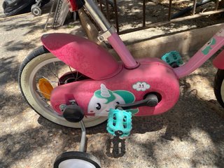 Bicicleta niña rosa Decathlon