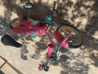 Bicicleta niña rosa Decathlon