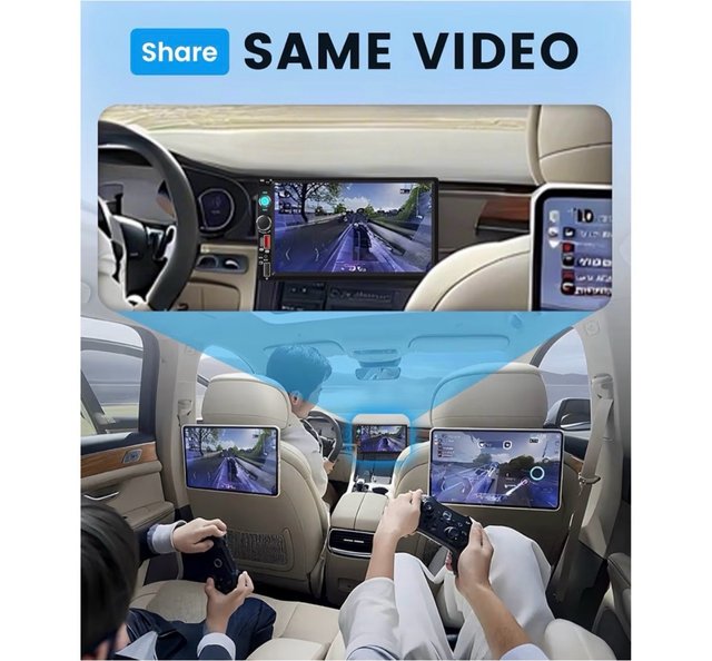 Radio Coche Inalámbrica Carplay Android Auto