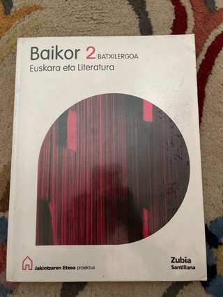 BAIKOR 2 BATXILERGOA EUSKARA ETA LITERATURA JAK...