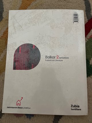 BAIKOR 2 BATXILERGOA EUSKARA ETA LITERATURA JAK...