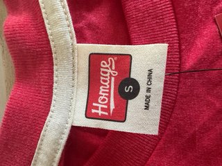 Camiseta roja Homage Houston Rockets