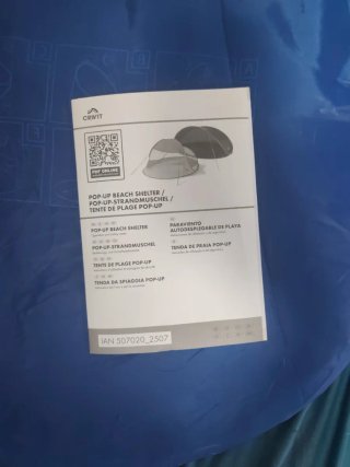 Paravientos Crivit Azul