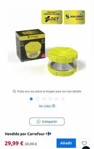 Baliza emergencia iWotto SOS DGT