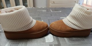 Botines marrones con forro de borreguito