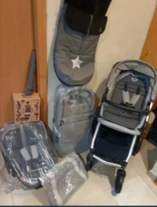 Carrito Bebé Jane Kawai 4 Piezas + Accesorios