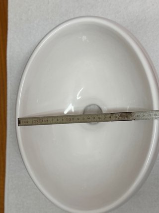 Lavandino Bagno Appoggio VidaXL Ceramica Bianco