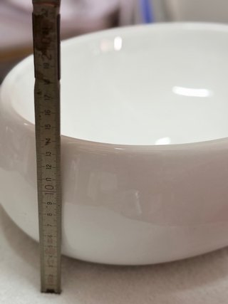 Lavandino Bagno Appoggio VidaXL Ceramica Bianco