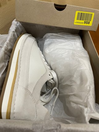 Zapatillas Clarks Beige/Blanco
