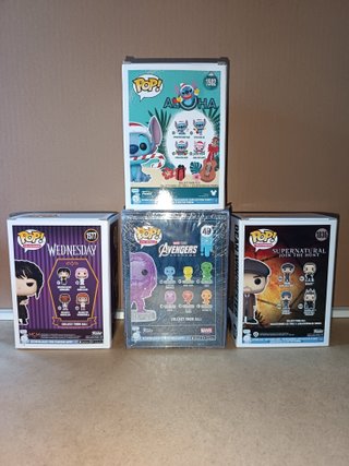 Lote 4 Funko Pop! Series y Marvel