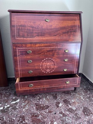 1!chollo Mueble Buró/Secreter Clásico de Madera