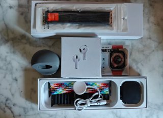 Reloj Inteligente y auriculares inalámbricos