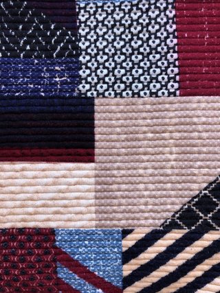 Sudadera Patchwork Multicolor (talla S)