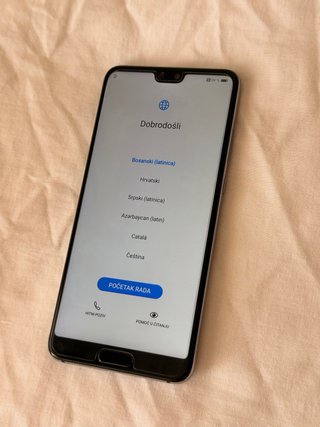 Huawei P20 Negro + Funda Londres