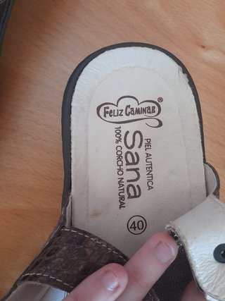 Sandalias ortopédicas marrones