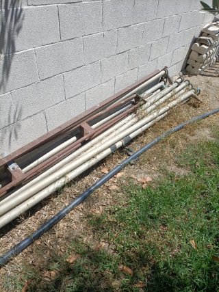 Tubo riego aluminio 6m