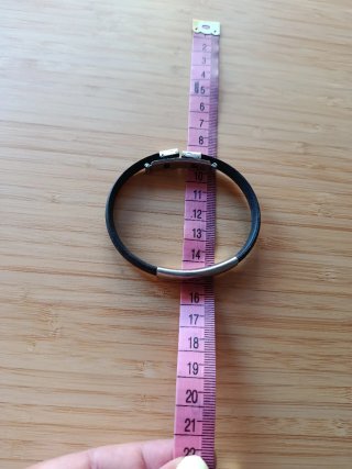 Pulsera Plata y Caucho Corazones Flecha