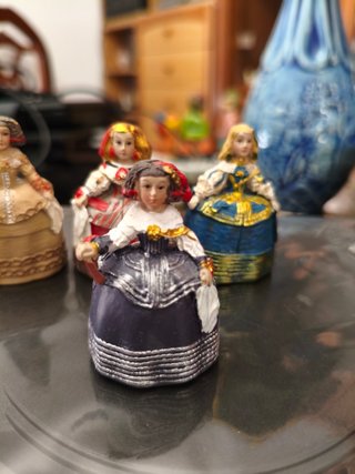 Set di 4 ditali Las Meninas Velázquez - vintage