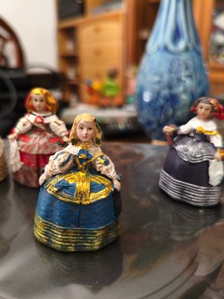 Set di 4 ditali Las Meninas Velázquez - vintage