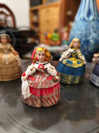 Set di 4 ditali Las Meninas Velázquez - vintage
