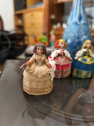 Set di 4 ditali Las Meninas Velázquez - vintage