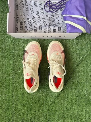 Nike Alphafly Air ZoomX Next% 3% Beige/Morado