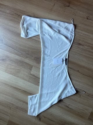 Mangas - torera de gasa blanco con etiqueta
