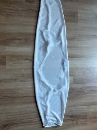 Mangas - torera de gasa blanco con etiqueta